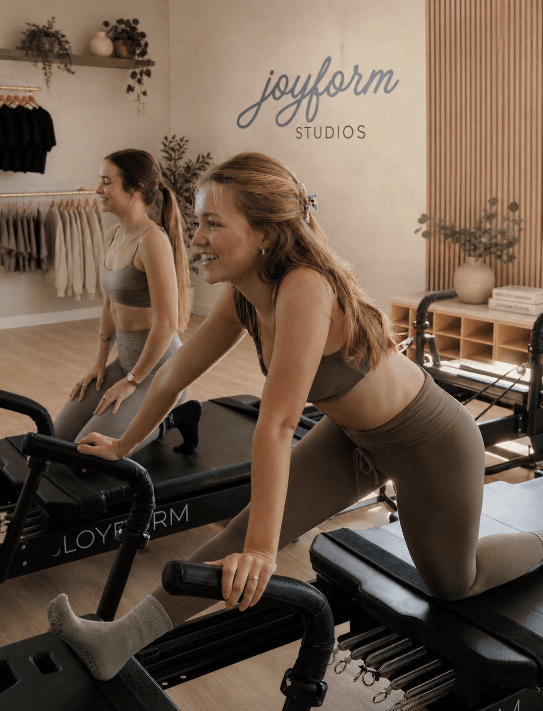 Client stretching at Joyform Studios